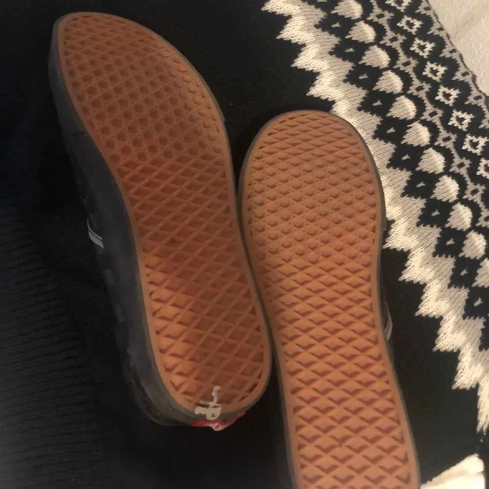 Vans Black Checkerboard Slip-On Loafers- $30 or $25 w/offer